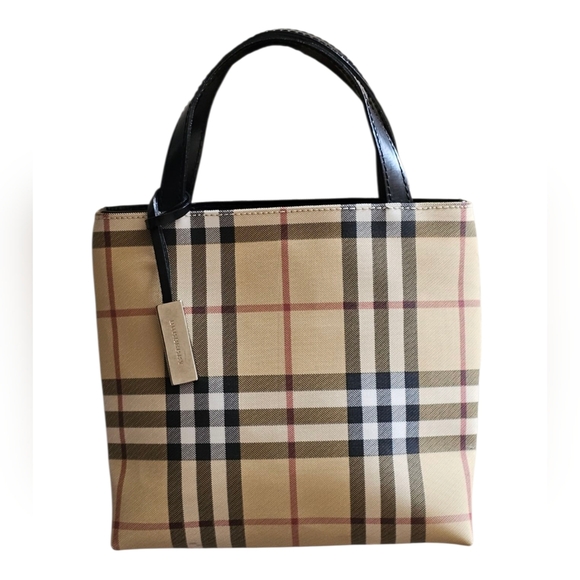 BURBERRY Nova Check Mini Tote - Picture 1 of 11